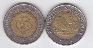 Philippines - 10 Piso 2004 VF Lemberg-Zp - Picture 1 of 1