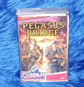 Pegasus Bridge Commodore 64 C64 Cassette 100% Complete Summit Version Wargamers - Picture 1 of 4