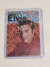 Elvis Presley Artist Signed Music Refractor Art Card 1/1