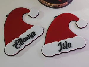 Personalisierte Christbaumkugel individuell beliebiger Name Christbaumschmuck Familie Geschenk - Bild 1 von 1