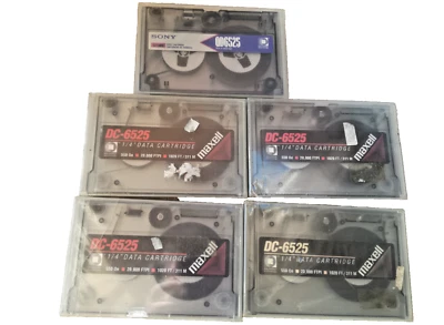 MAXELL + SONY 6525 N, DC 6525, Data Cartridge - Bild 1 von 4