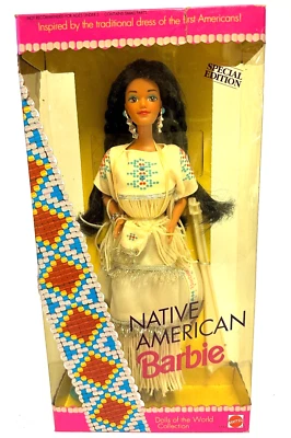 Mattel Native American Barbie Doll Special Edition Vintage 1992 NIB - Image 1 of 4