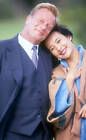 Actors Jack Thompson and Joan Chen in the 1990s - Old Photo