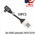 10Pcs Dc Power Jack For Dell Latitude 3410 3510 07Dm5h 450.0Kd0c.0041