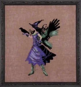 NC209 "CLEO" Bewitching Pixies by NORA CORBETT XSTITCH CHART W/ EMBELLISHMENT  - Picture 1 of 2