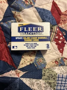 Juego completo de 100 cartas de béisbol Fleer Tradition 1998 actualización sellado de fábrica - Imagen 1 de 6