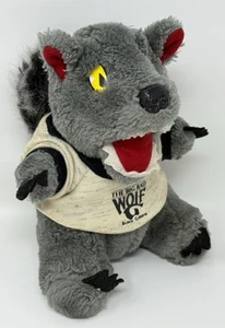 Busch Gardens Big Bad Wolf Roller Coaster Ride Plush Stuffed Animal Toy 8” READ - Picture 1 of 9
