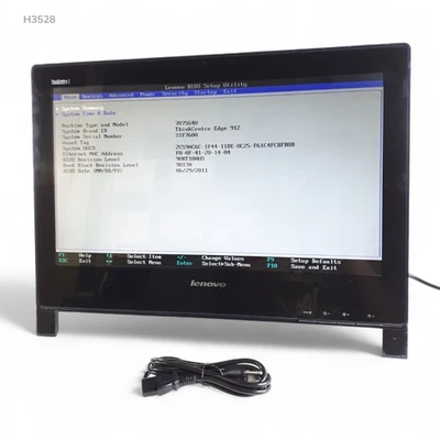 Lenovo ThinkCentre Edge 91Z 21.5" AIO i5-2400S 8GB 500GB HDD Boots/BIOS No OS - Image 1 of 4