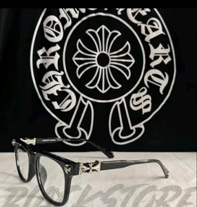 Chrom Herzen Brille schwarz - Bild 1 von 3