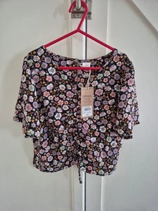 Next Floral Floaty Crop Top Age 10 - Picture 1 of 6