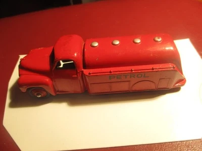 复古 Dinky Toys #30P Studebaker 油罐车 1950 年代完好 — 第 1/4 张图片