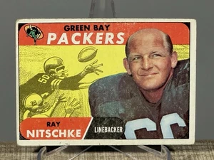 1968 Topps #157 Ray Nitschke Green Bay Packers HOF - Picture 1 of 3