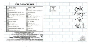 Best Sounding Black Face Pink Floyd The Wall Canada Cinram 2 CD Set C2K CK36183  - Bild 1 von 3