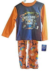 Boy's Two-Piece Pajama Set Size 7 NWT Space Jam Classic Long Sleeve - Picture 1 of 5