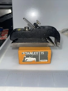 Vintage Stanley Plane No 75 England Old Tool In Box Rabbet Bullnose (70a) - Picture 1 of 7