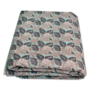 New 5Yard Hand Block Collection Printed Fabric Craft Sewing Running Loose Art - Picture 1 of 6