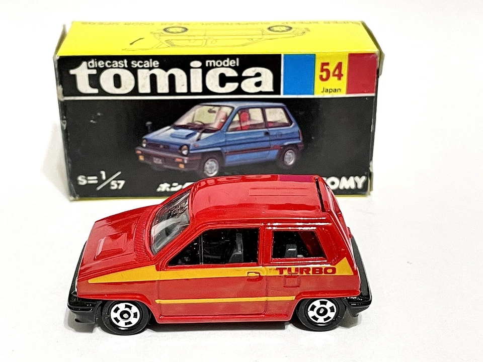 TOMICA 54 - HONDA CITY [ROJO] COMO NUEVO MUY BUEN ESTADO CAJA JAPÓN ¡Nuevo RARO!! Foto 1 de 4