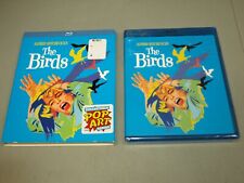 The Birds (Blu-ray Disc, 2016) Hitchcock   w/ Pop Art Slipcover  RARE   NEW