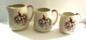 Pferdehunde Jagd Graduiertenset KSP Sportsman Serie Krüge Keele Street c1955 - Bild 1 von 10