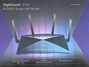 NETGEAR Nighthawk X10 AD7000 7 Port Wireless AD Router (R8900-100NAS) - Picture 1 of 5