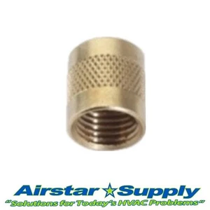 Pack of (6) 1/4" Flare Brass Cap with Seal - Picture 1 of 1