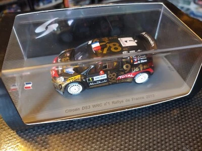 Spark SF063 CITROEN DS3 Wrc S. Loeb Rally ALSACE 2013 -1:43 RARE - Immagine 1 di 4