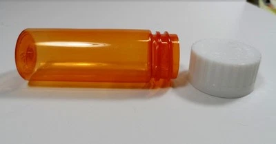 MAGNETIC WATER TECHNOLOGY 20 Pack Plastic Travel & Medicine Containers Screw Top 8 Dram Size BRAND NEW