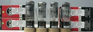 6AS7G RCA Headphone Amplifier Tube Made in U.S.A Amplitrex Tested 1 Match Quad - Picture 1 of 8