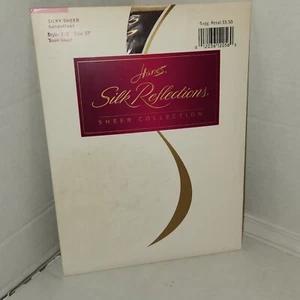 Hanes Silk Reflections Sheer Collection TOWN TAUPE Size EF Style 715 Sandlefoot - Picture 1 of 3