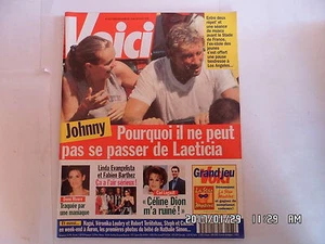 VOICI N°563 24/08/1998 JOHNNY HALLYDAY DEMI MOORE CELINE DION  K23 - Imagen 1 de 1