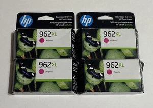 HP 962XL Magenta Ink Cartridge Genuine OEM Original New Sealed 2025 - Picture 1 of 3