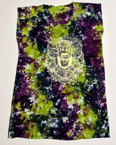 Bali Tie Dyed Tee S-M no tags Multicolor, Löwenkopf vorne, Emble Bali - Bild 1 von 7