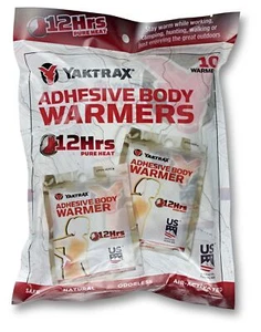 YakTrax Adhesive Body Warmer 10 Pack - Picture 1 of 1
