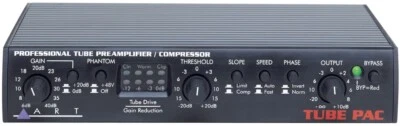 ART Tube PAC Röhrenvorverstärker/Kompressor TubePAC Preamp Mic - Image 1 of 3