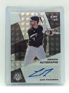 Luis Gonzalez 2021 Mosaic Baseball - ROOKIE AUTO - Chicago White Sox - Foto 1 di 2