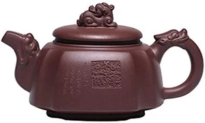 Yixing Clay Teapot 10oz Zisha Tea Pot handmade Chinese Dragon Kungfu Tea Set - Picture 1 of 27