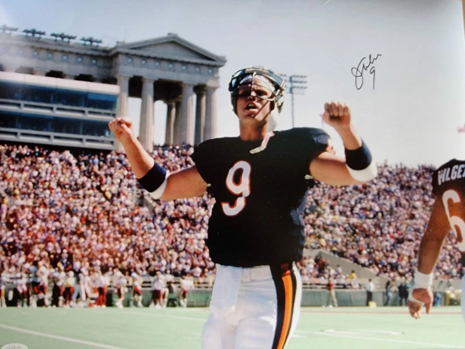 Jim McMahon Signed Chicago Bears Jim McMahon 16x20- JSA Witness Certified - Image 1 of 1