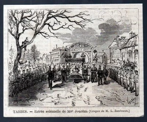 1875 -- TARBES ENTREE SOLENNELLE DE Mgr JOURDAN C065 - Picture 1 of 1