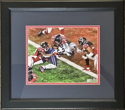 James White Autografiado Super Bowl LI Juego Winning Drive 8x10 Foto Patriots Foto 1 de 3