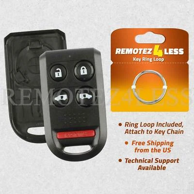 Replacement For 2005 2006 2007 Honda Odyssey Car Key Fob Remote Shell Case 5BR Foto 1 de 4