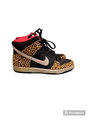 Tamanho 8 - Nike Dunk High Skinny Leopard - 429984-011 - Imagem 1 de 4
