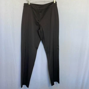Eileen Fisher Pants Women's Size M Chocolate Brown Wide Leg Casual Stretch EUC - Picture 1 of 11