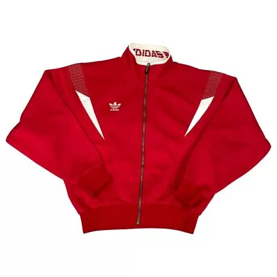 Adidas track jacket Large purple 1/4 Zip 90s | Grelly UK