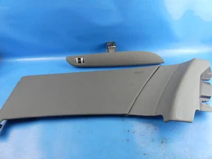 MERCEDES CL Coupe C216 revestimiento de puerta panel de cuero reposabrazos trasero izquierdo gris - Imagen 1 de 8