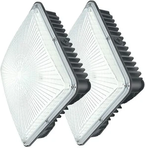 2x 70W LED Canopy Light for Warehouse Light,Shop Building Area, Outdoor Lighting - Picture 1 of 11