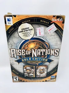 Rise of Nations: Gold Edition (Apple, 2004) NUOVO DI ZECCA - Foto 1 di 2