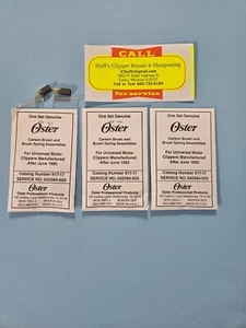 Oster Fits Classic 76, Titan, Crewmaster & A-5 Repair Parts 3 Carbon Brush - Picture 1 of 1