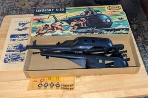1956 Aurora Sikorsky S-55 Helicopter Plastic Model Kit Read - Picture 1 of 10