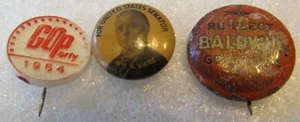 3 BOTONES POLÍTICOS VINTAGE - Imagen 1 de 7