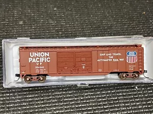 Atlas Treno Scala N Union Pacific 554040 50’ Box Doppia Porta Auto 36402 - Foto 1 di 5